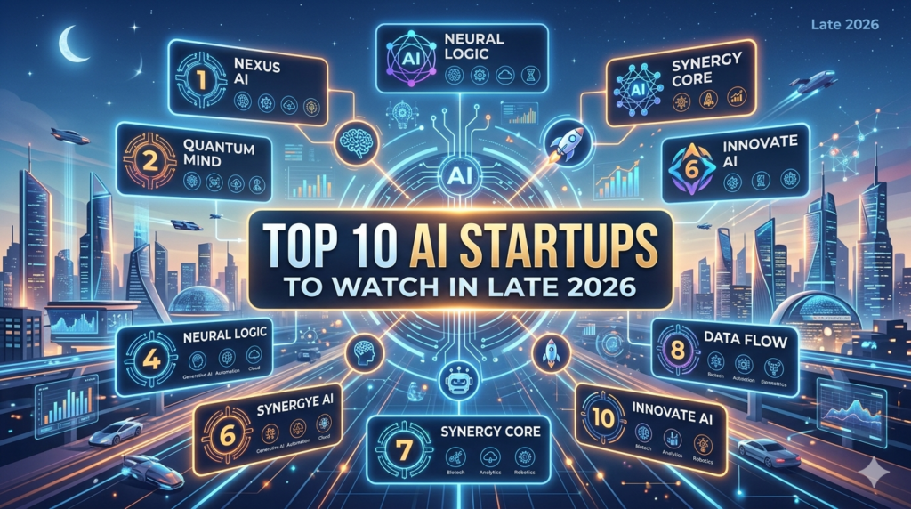 Top 10 AI Startups to Watchin Late 2026