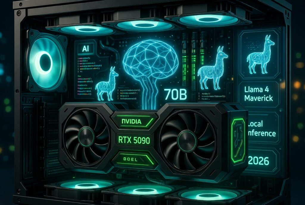 Run Llama 4 Maverick 70B on RTX 5090