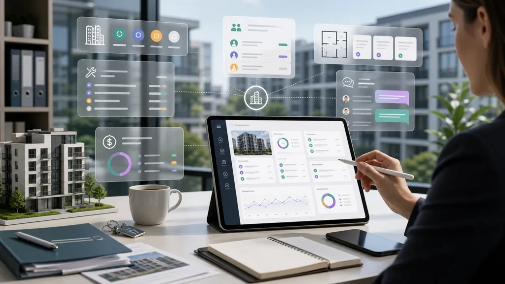 AI tools for property managers dashboard for leasing and maintenance
