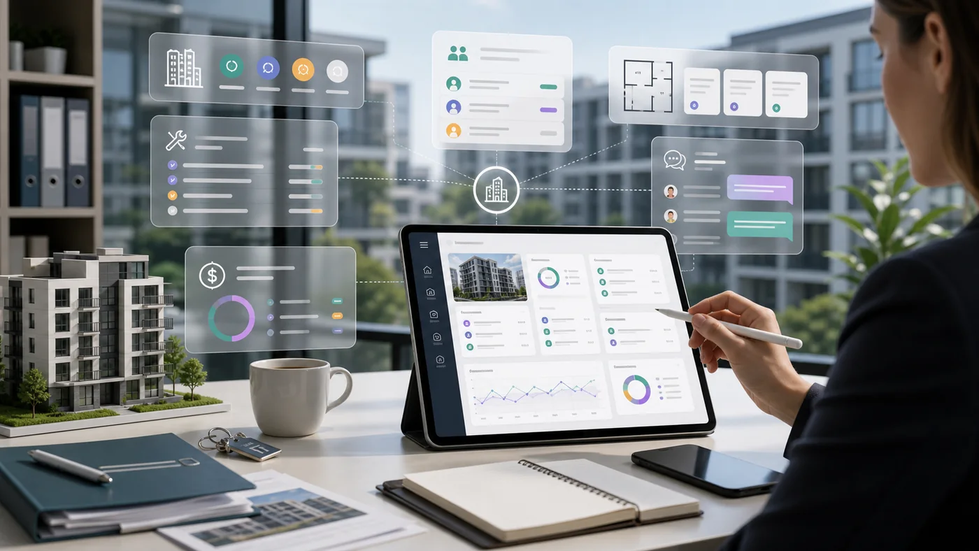 AI tools for property managers dashboard for leasing and maintenance