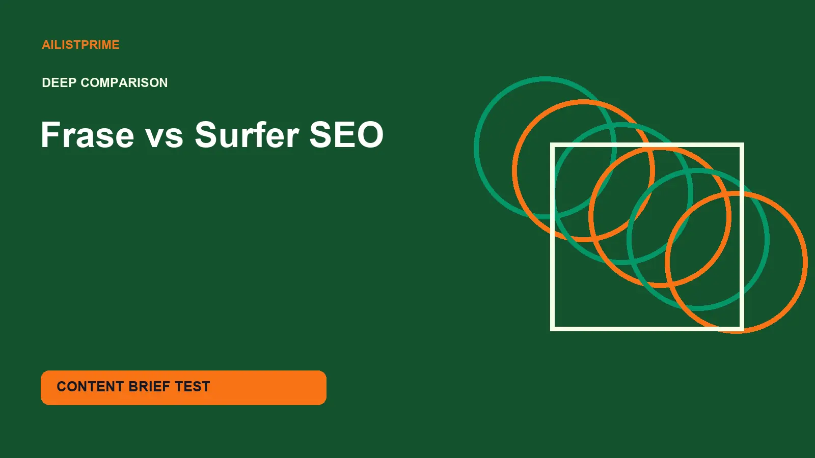 Frase vs Surfer SEO deep comparison for content brief test