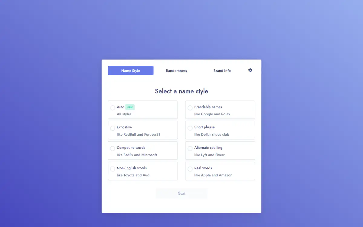 Namelix vs Shopify Namelix business name style wizard