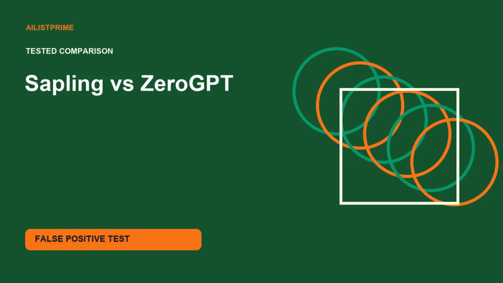 Image à la une : Sapling vs ZeroGPT: Essai de détecteur d’IA